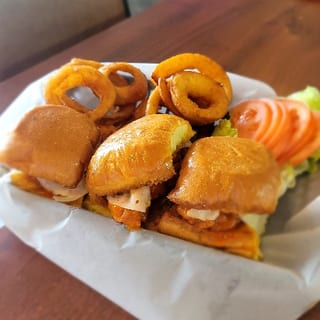 Buffalo Chicken Slider Basket