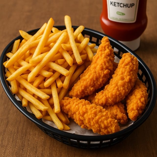 Chicken Tenders Basket.