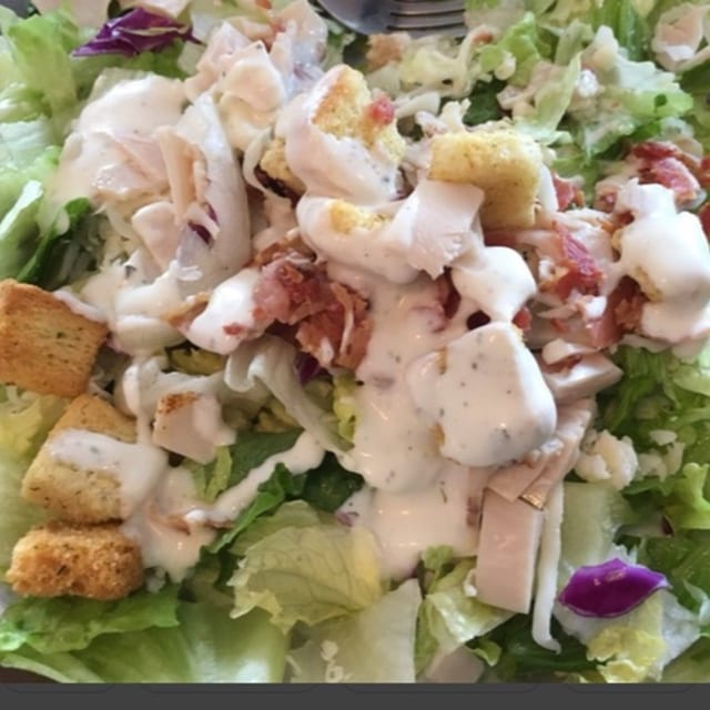 Turkey Bacon Ranch Salad.